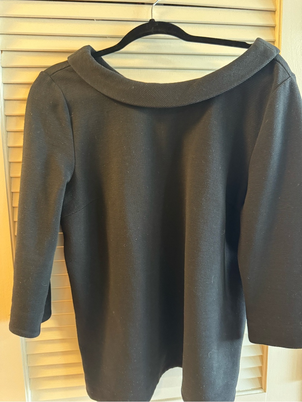 Boden Black Boatneck Women's Top